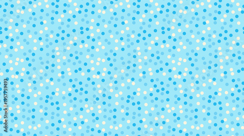 Delightful pastel blue background scattered with tiny white and light blue polka dots.  Perfect for invitations, websites, or any project needing a cheerful, playful touch.