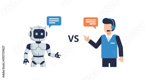Customer Support Evolution Navigating the Choice Between AI Chatbot Automation and Human Agent Interaction