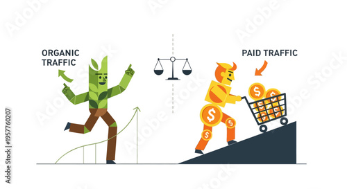 Organic vs Paid Traffic Choosing the Right Strategy for Your Business Growth