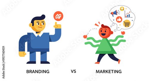 Branding Versus Marketing Understanding the Differences for Business Growth