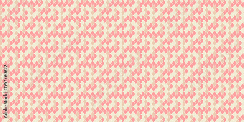 Subtle pink and beige geometric textile pattern.  Perfect for website backgrounds, packaging design, or fashion projects.