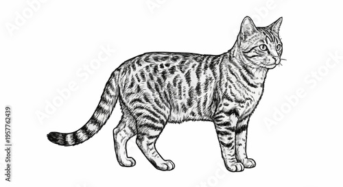 sketch of a cat