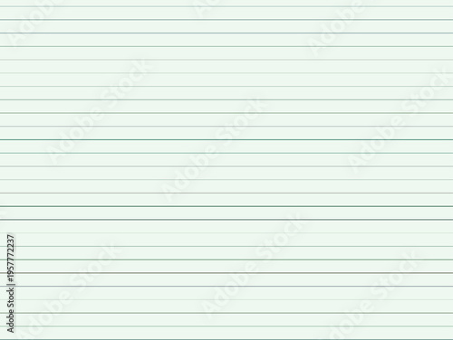 Consistent light green horizontal lines form a calm striped backdrop.