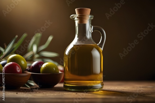 Wallpaper Mural Olive oil ingredient (side lighting) Torontodigital.ca