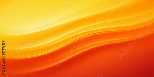 An abstract orange background vector featuring golden silk waves and a smooth satin texture with soft light curves for a modern wallpaper design