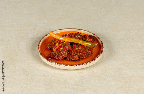 spicy walnut spread Muhammara