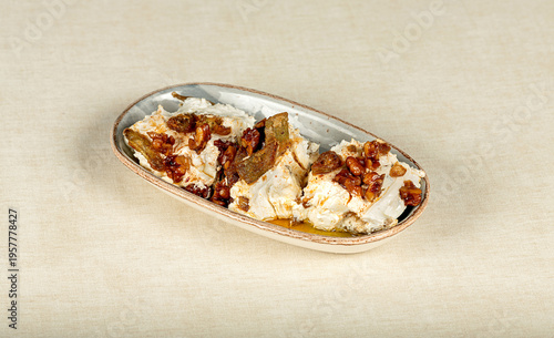 Turkish spicy yogurt appetizer