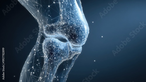 Digital Knee Joint Plexus Structure Science Technology