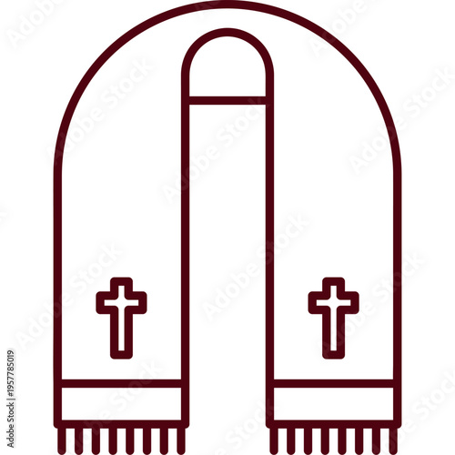 Christian Priest Stole Vestment Religious Clothing