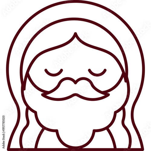  Jesus Christ Religious Character Flat Illustration