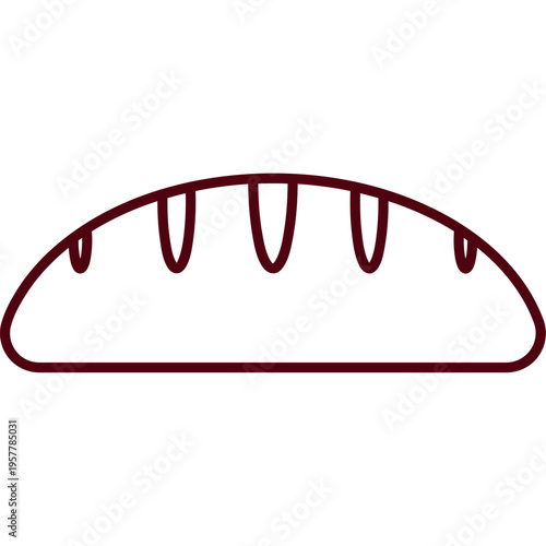Fresh Bread Loaf Religious Food Symbol Illustration