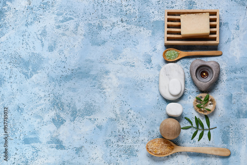 Spa composition with stones...