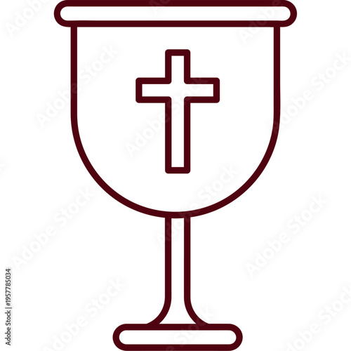 Holy Chalice Cup For Christian Communion Ritual