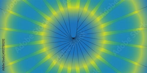 Comic background. Pop art texture. Starburst cartoon style. Anime design with explosion effect for print. Fun dot pattern. Blue backdrop with halftone gradient.