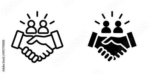 Relationship icon, element icon for design branding, print, and digital media