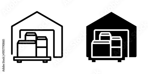 Wholesaler icon, element icon for design branding, print, and digital media