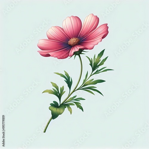 vector illustration of a flower