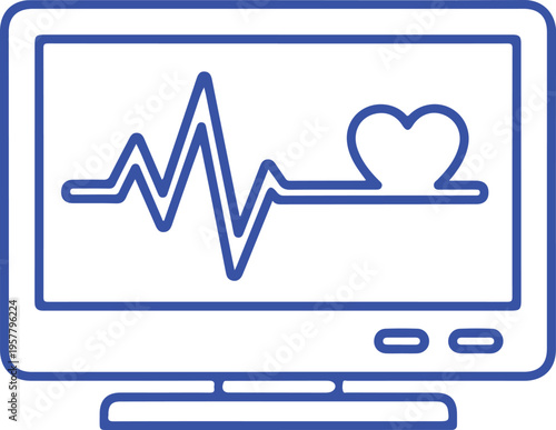 First Aid CPR Rescue Line Icon, Emergency Cardiopulmonary Resuscitation Illustration, Medical Help Outline Vector
