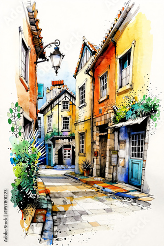 street in the old town