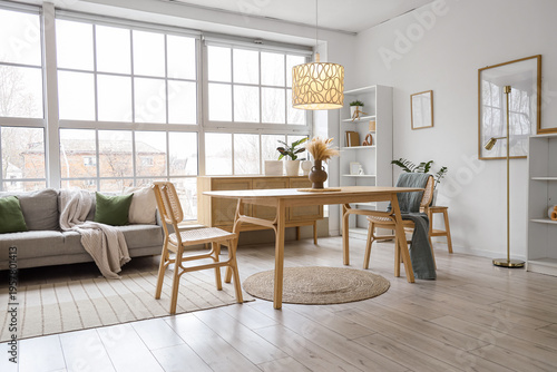 Interior of stylish dining ...