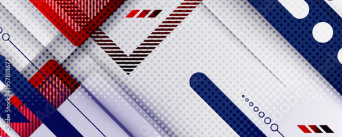 Abstract White background with red diagonal lines. eps 10