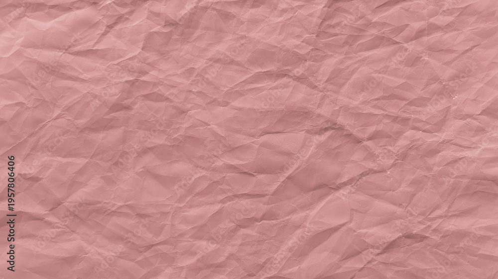 Obraz premium Textured pink crumpled paper desktop wallpaper