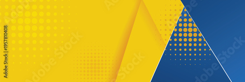 Abstract background modern hipster futuristic graphic. Yellow background with stripes. Vector abstract background texture design, bright poster, banner yellow and blue background Vector illustration.