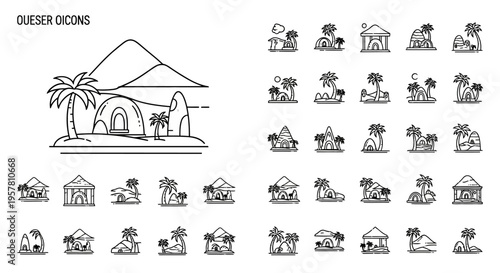 Queer Icons Line Drawings Collection.