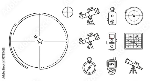 Telescope and astronomy navigation tools.