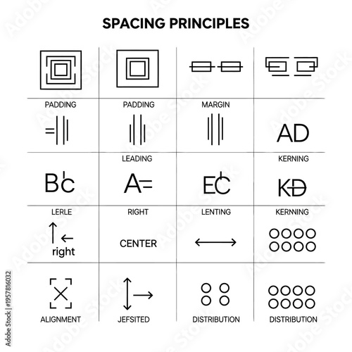 Graphic Design Principles and Symbols.