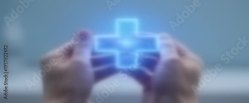 Digital Hand Technology Hologram Future Interface