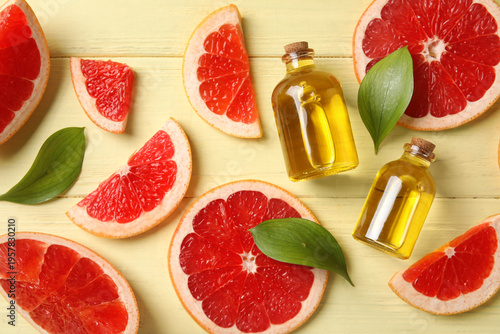 Grapefruit essential oil on...