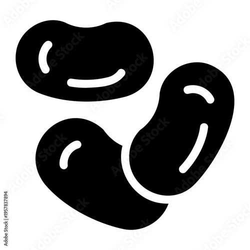 Jelly beans Solid icon