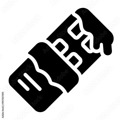 Melted chocolate Solid icon