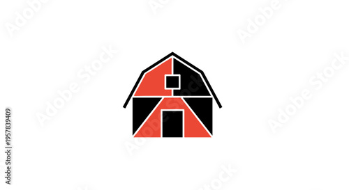 Abstract Barn Icon