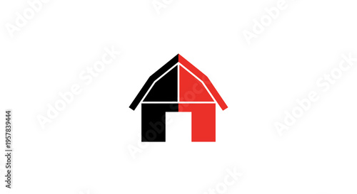 Red and Black Barn Logo