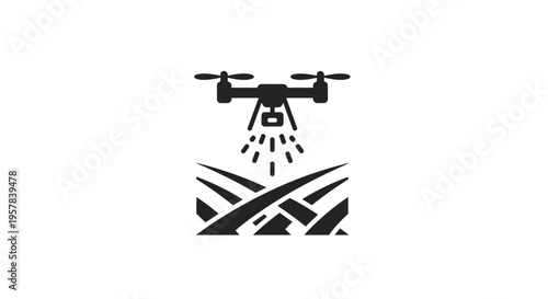 Drone Spraying Field