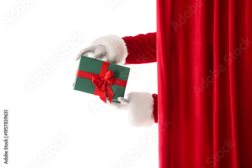 Santa showing Christmas gif...