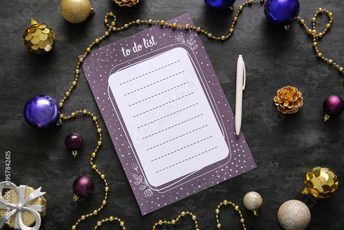 Blank to-do list with Chris...