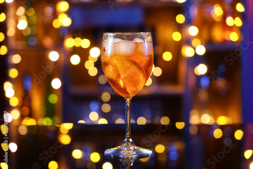 Glass of Aperol spritz cock...