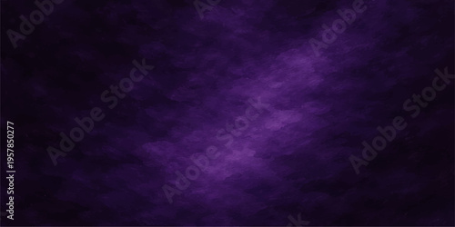 A dark blue abstract background featuring a smoky cloud texture with purple galaxy light and a grunge starry night sky pattern for a celestial wallpaper design