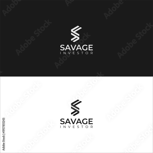 Savage Investor Logo Design.