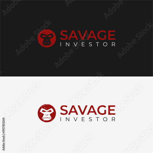 Savage Investor Logo Design Concept.