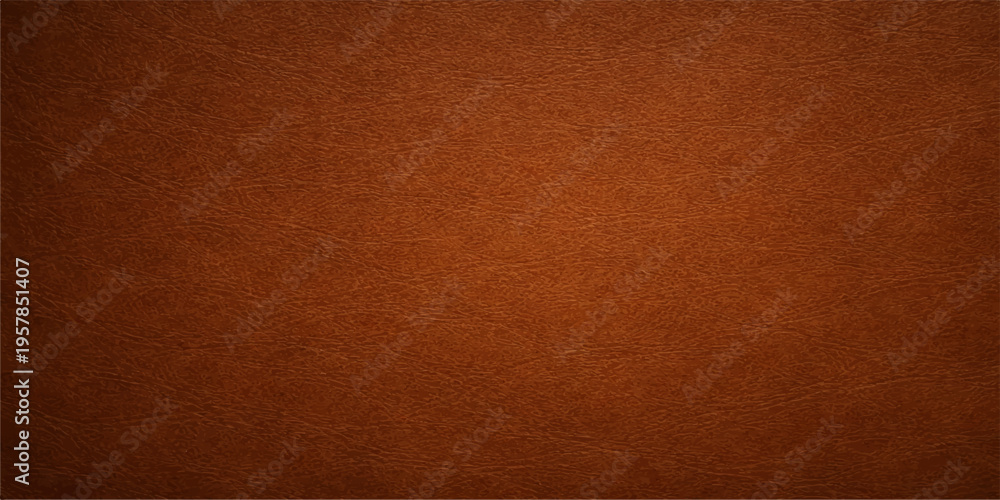 Fototapeta premium A vintage dark brown leather texture background with a rough grunge pattern on an old weathered material surface for a retro wallpaper design