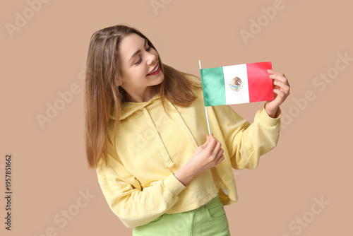 Beautiful young woman with ...
