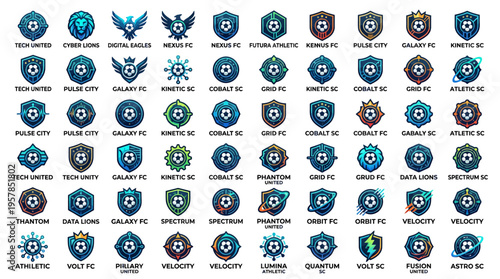 Collection of various gaming logos and emblems.