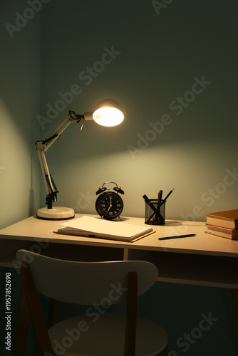 Comfortable workplace with ...