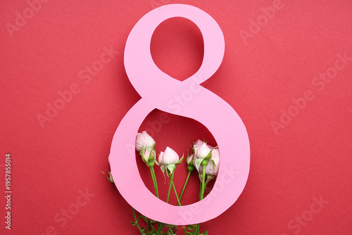 Figure 8 made of paper and ...