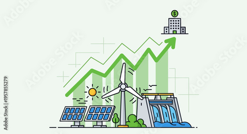 Renewable Energy Growth: Solar, Wind, Hydro Power Investment & Business Success