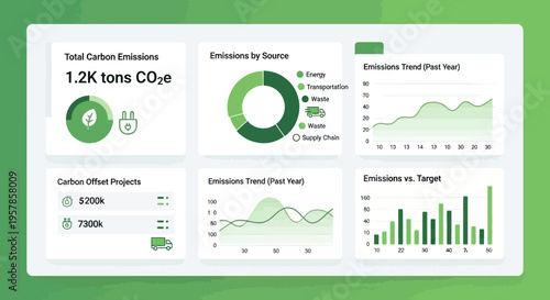 Carbon Emissions Dashboard: Sustainability Data Visualization & Eco-Friendly Analytics